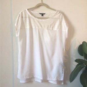 Banana Republic t-shirt with sheer panel